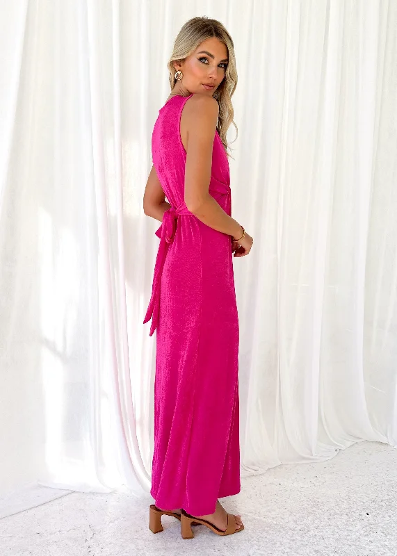 Ameron Maxi Dress - Hot Pink